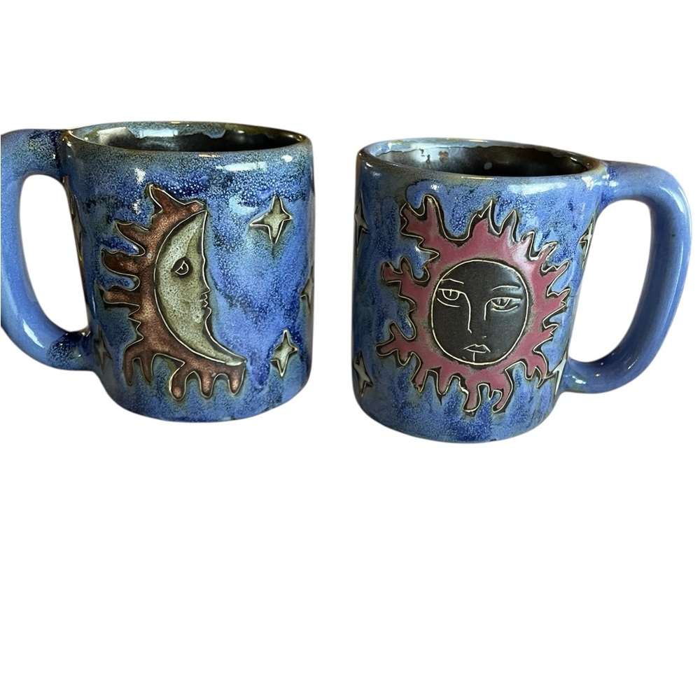 Mara Mexico Sun Moon and Stars Mugs